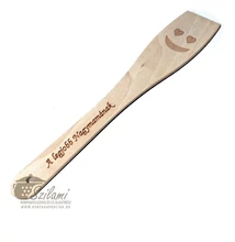 Fa teflonlapát „A legjobb Nagymamának” figurás 30 cm-es