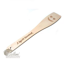 Fa teflonlapát „A legjobb Testvérnek” figurás 30 cm-es