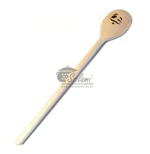 Fakanál ovális bajusz+kacsint figurás 35 cm-es