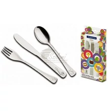 Evőeszköz garnitúra gyermek 3 részes rozsdamentes Tramontina Evőeszköz garnitúra gyermek 3 részes rozsdamentes Tramontina