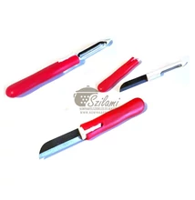 Fordítható zöldséghámozó+kés Solingen pengés