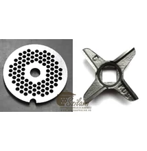 Párban 10 %-kal olcsóbb ! <br/>Húsdaráló tárcsa 5-ös<br/> 3 mm-es lyukkal KDS cseh<br/>+ húsdaráló kés 5-ös KDS cseh