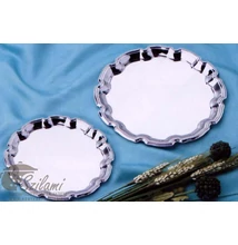 Tálca kerek krómozott 25 cm Tálca kerek krómozott 25 cm