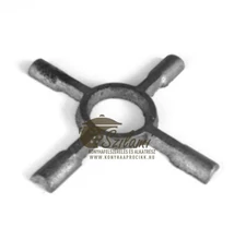 Csillag vasöntvény lángelosztó