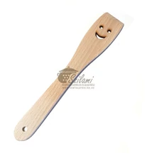 Fa teflonlapát mosoly figurás 30 cm-es