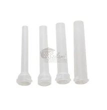 3 literes rozsdamentes álló hurka és kolbásztöltőhöz hurkatöltőcső és kolbásztöltőcső 4 db-os szett műanyag 