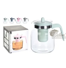 Teáskanna hőálló üveg szűrőbetéttel 1,5 liter Teáskanna hőálló üveg szűrőbetéttel 1,5 liter