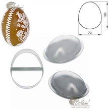 Sütőforma tojás alakú 2+1 részes nagy méret Sütőforma tojás alakú 2+1 részes nagy méret