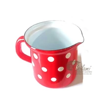 Kávékiöntő zománcozott (0,35 liter) pöttyös Ema-Lion Bonyhád Kávékiöntő zománcozott (0,35 liter) pöttyös Ema-Lion Bonyhád