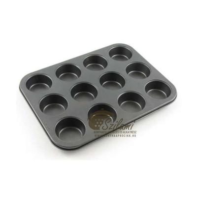 Muffin sütőforma tapadásmentes 12 db-os