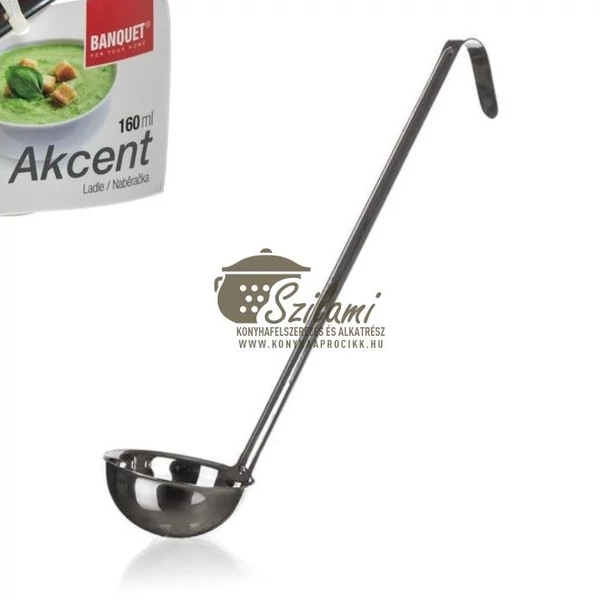 Merőkanál rozsdamentes 9 cm Banquet-Europe Akcent