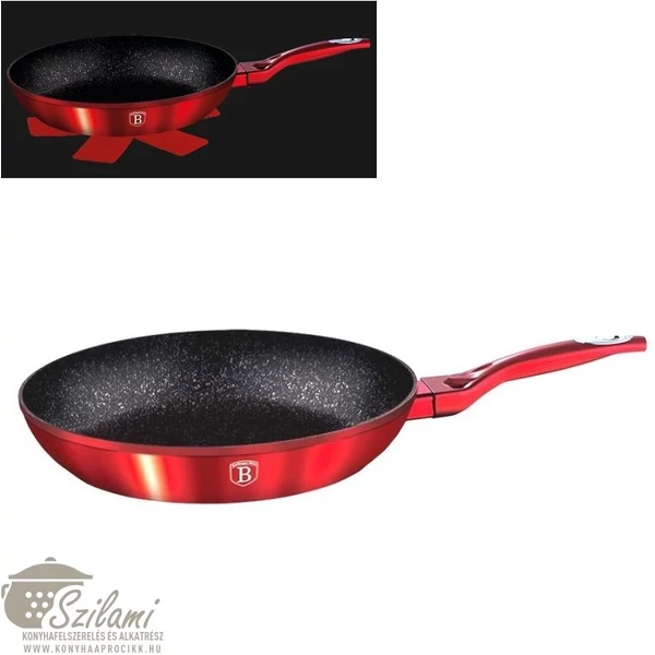 Szeletsütő nyeles márvány bevonatos 30 cm Berlinger Haus Burgundy Line